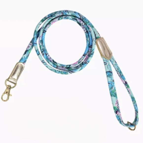Lilly Pulitzer Dog Lilly Pulitzer Dog Leash Seasalt Blue Barking Up